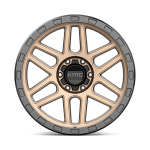 KMC KM544 MESA Matte Bronze W/ Black Lip 17x8.5 0 6x135mm 87.1mm - Wheelwiz