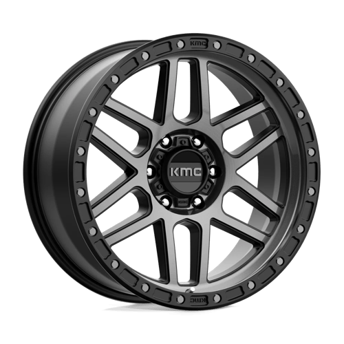 KMC KM544 MESA Satin Black W/ Gray Tint 17x8.5 0 6x135mm 87.1mm - Wheelwiz