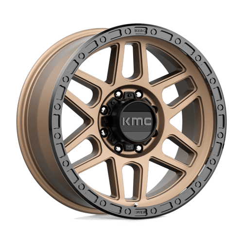 KMC KM544 MESA Matte Bronze W/ Black Lip 17x9 -12 8x165.1mm 125.1mm - Wheelwiz