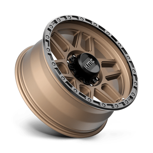 KMC KM544 MESA Matte Bronze W/ Black Lip 17x9 -12 8x170mm 125.1mm - Wheelwiz