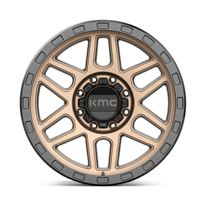 KMC KM544 MESA Matte Bronze W/ Black Lip 17x9 -12 8x170mm 125.1mm - Wheelwiz