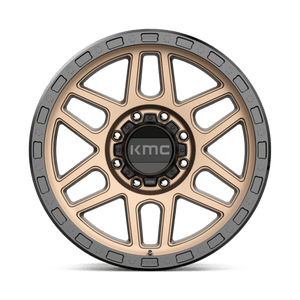 KMC KM544 MESA Matte Bronze With Black Lip 20x9 00 8x180mm 124.2mm - WheelWiz