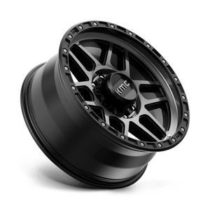 KMC KM544 MESA Satin Black W/ Gray Tint 20x9 0 8x180mm 124.2mm - Wheelwiz