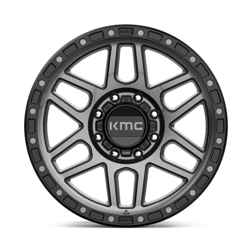 KMC KM544 MESA Satin Black W/ Gray Tint 17x9 -12 8x165.1mm 125.1mm - Wheelwiz