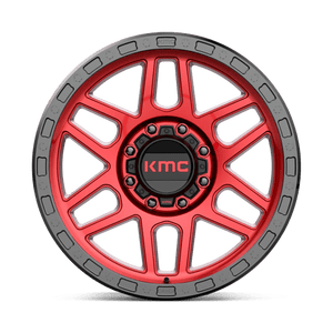 KMC KM544 MESA Candy Red With Black Lip 20x9 00 8x170mm 125.1mm