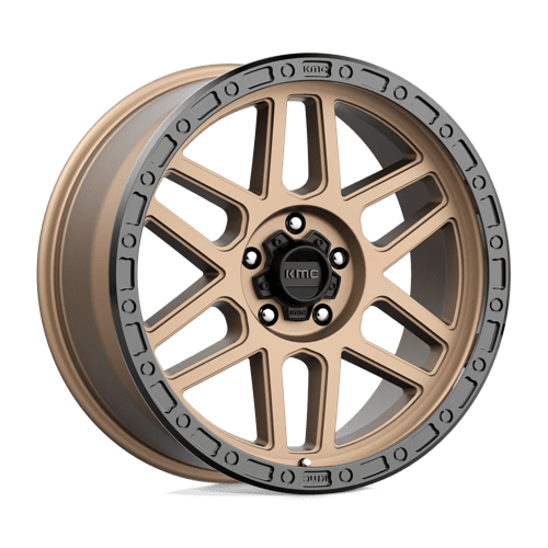 KMC KM544 MESA Matte Bronze W/ Black Lip 20x9 +18 5x127mm 71.5mm - Wheelwiz