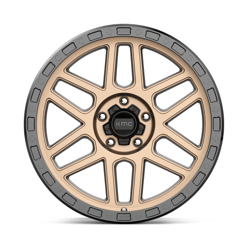 KMC KM544 MESA Matte Bronze W/ Black Lip 20x9 +18 5x127mm 71.5mm - Wheelwiz