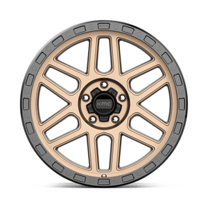 KMC KM544 MESA Matte Bronze W/ Black Lip 20x9 +18 5x127mm 71.5mm - Wheelwiz