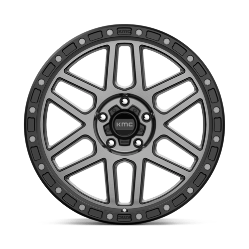 KMC KM544 MESA Satin Black W/ Gray Tint 20x9 +18 5x127mm 71.5mm - Wheelwiz