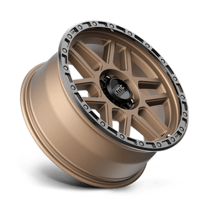 KMC KM544 MESA Matte Bronze W/ Black Lip 20x9 +18 6x139.7mm 106.1mm - Wheelwiz