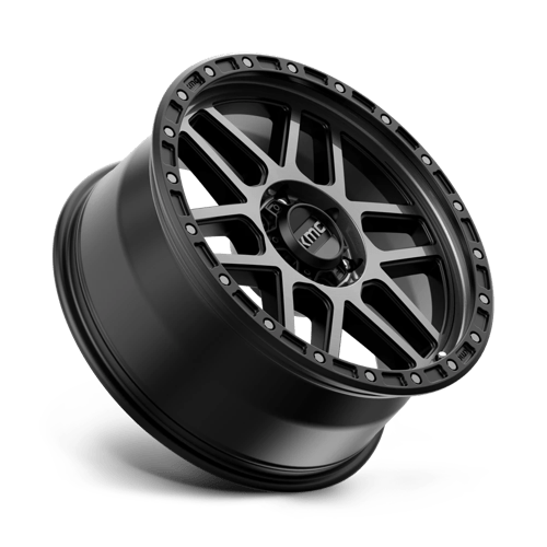 KMC KM544 MESA Satin Black W/ Gray Tint 20x9 +18 6x135mm 87.1mm - Wheelwiz