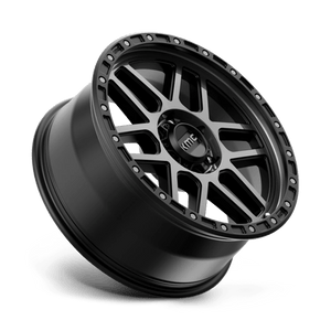 KMC KM544 MESA Satin Black W/ Gray Tint 17x9 +18 6x139.7mm 106.1mm - Wheelwiz