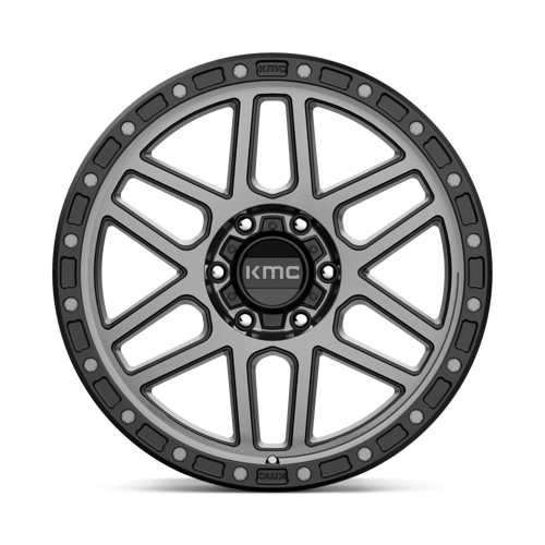 KMC KM544 MESA Satin Black W/ Gray Tint 17x9 +18 6x114.3mm 66.1mm - Wheelwiz