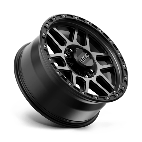 KMC KM544 MESA Satin Black W/ Gray Tint 17x9 -12 8x170mm 125.1mm - Wheelwiz