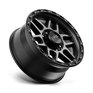 KMC KM544 MESA Satin Black W/ Gray Tint 17x9 -12 8x165.1mm 125.1mm - Wheelwiz