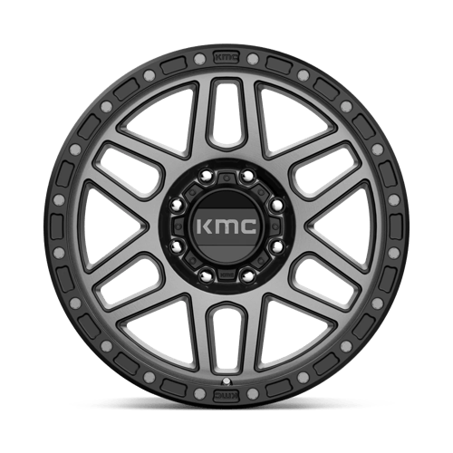 KMC KM544 MESA Satin Black W/ Gray Tint 17x9 +18 8x170mm 125.1mm - Wheelwiz