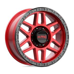 KMC KM544 MESA Candy Red With Black Lip 20x9 00 8x170mm 125.1mm