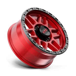 KMC KM544 MESA Candy Red With Black Lip 20x9 00 8x170mm 125.1mm