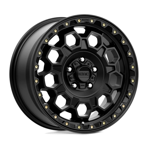 KMC KM545 TREK Satin Black 17x9 -12 5x127mm 71.5mm - Wheelwiz