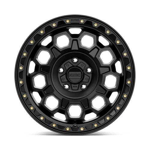 KMC KM545 TREK Satin Black 17x8 +20 6x120mm 66.9mm - Wheelwiz