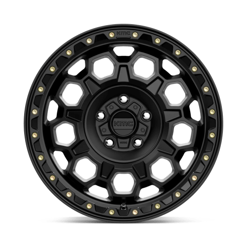 KMC KM545 TREK Satin Black 17x8 +20 6x139.7mm 106.1mm - Wheelwiz