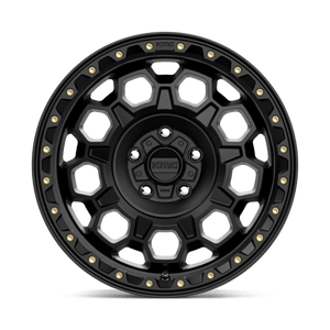 KMC KM545 TREK Satin Black 17x8 +20 6x139.7mm 106.1mm - Wheelwiz
