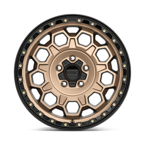 KMC KM545 TREK Matte Bronze W/ Black Lip 17x8 +38 5x108mm 72.6mm - Wheelwiz