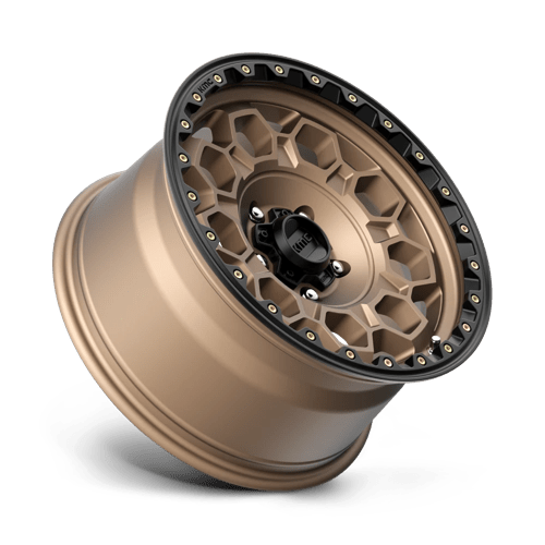 KMC KM545 TREK Matte Bronze W/ Black Lip 17x9 0 5x127mm 71.5mm - Wheelwiz