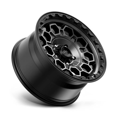 KMC KM545 TREK Satin Black W/ Gray Tint 17x9 0 5x127mm 71.5mm - Wheelwiz