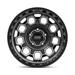 KMC KM545 TREK Satin Black W/ Gray Tint 17x9 0 5x127mm 71.5mm - Wheelwiz