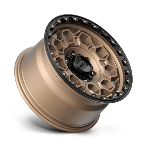 KMC KM545 TREK Matte Bronze W/ Black Lip 17x9 0 6x139.7mm 106.1mm - Wheelwiz