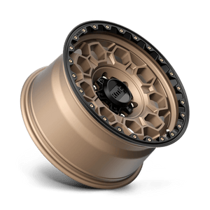 KMC KM545 TREK Matte Bronze W/ Black Lip 17x9 0 6x139.7mm 106.1mm - Wheelwiz