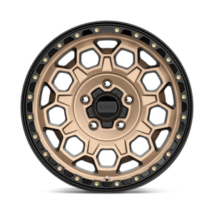 KMC KM545 TREK Matte Bronze W/ Black Lip 17x9 +18 5x127mm 71.5mm - Wheelwiz