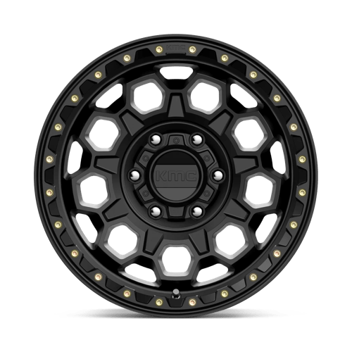 KMC KM545 TREK Satin Black 17x9 +18 6x139.7mm 106.1mm - Wheelwiz