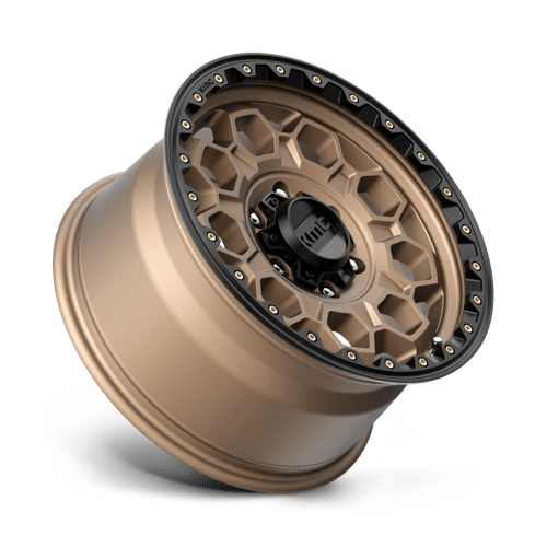 KMC KM545 TREK Matte Bronze W/ Black Lip 17x9 +18 6x139.7mm 106.1mm - Wheelwiz