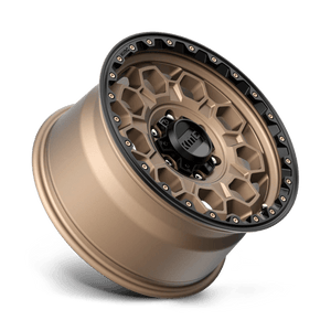 KMC KM545 TREK Matte Bronze W/ Black Lip 17x9 +18 6x139.7mm 106.1mm - Wheelwiz