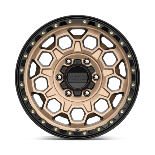 KMC KM545 TREK Matte Bronze W/ Black Lip 17x9 +18 6x135mm 87.1mm - Wheelwiz