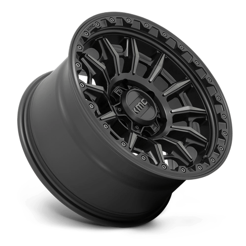 KMC KM547 CARNAGE Satin Black W/ Gray Tint 17x9 0 6x135mm 87.1mm - Wheelwiz