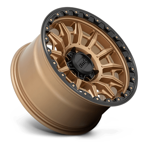 KMC KM547 CARNAGE Matte Bronze W/ Black Lip 17x9 0 6x135mm 87.1mm - Wheelwiz