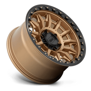 KMC KM547 CARNAGE Matte Bronze W/ Black Lip 17x9 -12 6x139.7mm 106.1mm - Wheelwiz