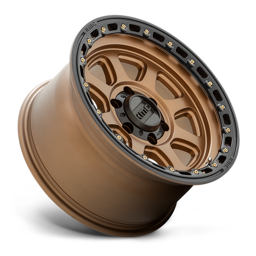 KMC KM548 CHASE Matte Bronze W/ Black Lip 18x9 +18 8x170mm 125.1mm - Wheelwiz