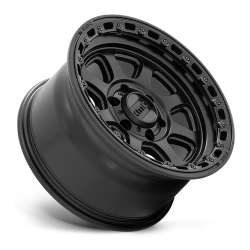 KMC KM548 CHASE Satin Black W/ Gloss Black Lip 18x9 0 8x170mm 125.1mm