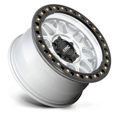 KMC KM549 GRS Machined W/ Satin Black Lip 17x8.5 0 6x139.7mm 106.1mm - Wheelwiz