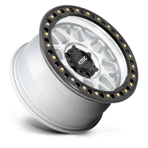 KMC KM549 GRS Machined W/ Satin Black Lip 18x9 +18 6x139.7mm 106.1mm - Wheelwiz