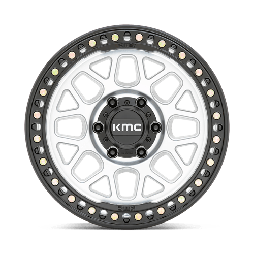 KMC KM549 GRS Machined W/ Satin Black Lip 18x8.5 0 6x120mm 66.9mm - Wheelwiz