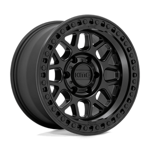 KMC KM549 GRS Satin Black 17x9 -12 5x127mm 71.5mm - Wheelwiz