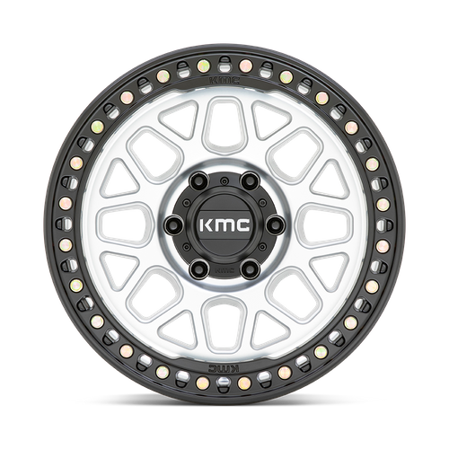 KMC KM549 GRS Machined W/ Satin Black Lip 17x8.5 0 8x165.1mm 125.1mm