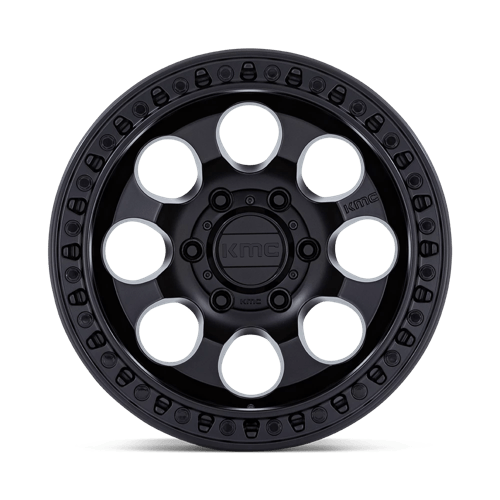 KMC KM550 RIOT SBL Satin Black 18x9 +18 6x120mm 66.9mm - Wheelwiz