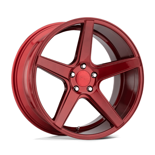 KMC KM685 DISTRICT Candy Red 20x9 +25 5x115mm 72.6mm - Wheelwiz