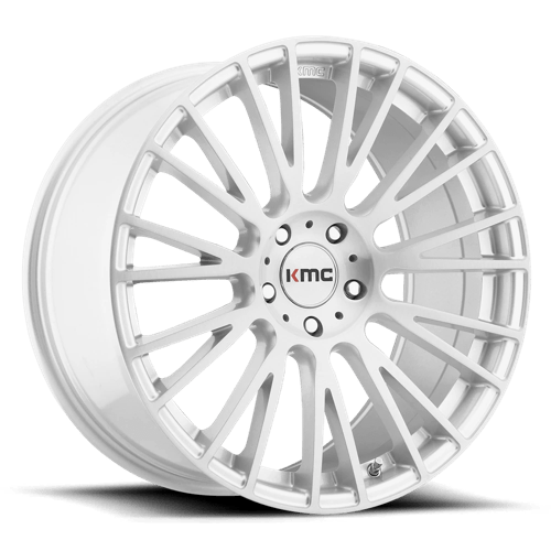 KMC KM706 IMPACT Brushed Silver 20x8.5 +35 5x114.3mm 72.6mm - WheelWiz